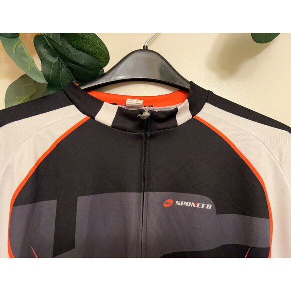 Sponeed Men’s Cycling/ Full Zip/Long Sleeve/Breathable Jersey XXL - Picture 10 of 16